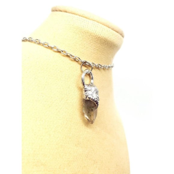 Green ghost quartz Necklace phantom quartz necklace - Picture 7 of 12